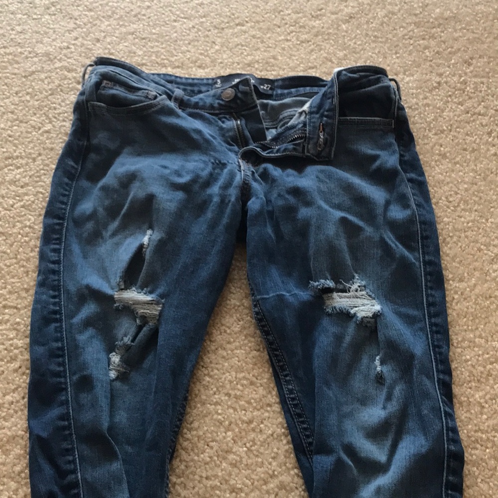 Ripped Hollister Jeans